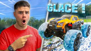 ROUES EN GLACE SUR MA VOITURE RC  INCROYABLE [upl. by Phaedra]