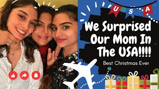 Surprising Amma in USA 🥳🎄🎡  Canada To Houston  Shopping  Rides  Asha  Uthara  Keerthana [upl. by Ullund]