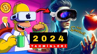 SÄ°MPSONLAR APPLE VISION PRO DETAYI  Simpsonlar 2024 Tahminleri [upl. by Narton319]