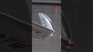 Foldable wingtip Operation aviation viralvideos wings boeing viralvideo love [upl. by Warram]