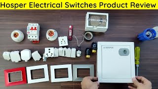 Hosper Electrical Switches Product Review  Hosper Catalogue pdf Download [upl. by Dnyletak]