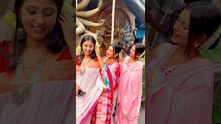 Saree এর সাথে এই জুতো কে পরে😵‍💫 durgapuja [upl. by Norad]