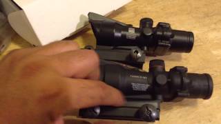 Real vs Replica Trijicon ACOG TA31 side by side comparison [upl. by Kata888]