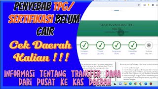 Penyebab Tunjangan Profesi Guru atau Sertikasi Belum Cair [upl. by Hanako541]