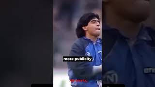 Why Did Maradona Enter the Field with His Shoe laces maradona [upl. by Raamaj703]