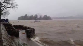 Keswick Derwentwater Storm Desmond [upl. by Titus]