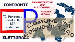 VOTO AMMINISTRATIVO 89 Giugno 2024  Confronto elettorale candidati Sindaci Comune di FORNOVO TARO [upl. by Inaja]