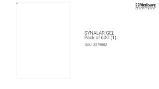 SYNALAR GEL Pack of 60G 1 3279882 [upl. by Dnomasor]