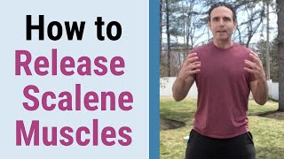 How to Release Scalene Muscles in 4 Moves  Get Rid of Scalene Trigger Points [upl. by Eecyaj]