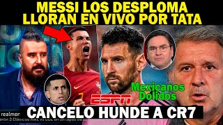 🔴Messi y Tata AZOTAN quotÁlvaro Moralesquot VIVO Cancelo HUNDE a C RONALDO Mexicanos FURIOSOS con TATA [upl. by Nawram]