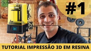 TUTORIAL Impressão 3d em resina AULA1 [upl. by Ongineb]