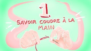 ✩01  Savoir coudre à la main DÉBUTANT [upl. by Nalyd]