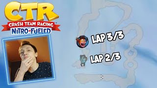 Can you LAP the NTROPY time trial GHOST  Crash Team Racing Nitro Fueled [upl. by Eveneg909]