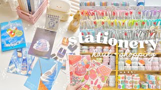 💐 aesthetic stationery haul  stationery shopping  shop with me [upl. by Osmond]