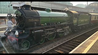 61306 Mayflower Steam Dreams London to Chichester and Goodwood at Paddington10th Sept 2023 4k [upl. by Wheaton]