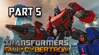 Transformers Fall of Cybertron Walkthrough  Part 5 Chapter 2 METROPLEX Lets Play PC PS3 XBOX [upl. by Names780]