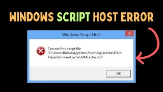 How to Fix Windows Script Host Error on Windows 11 [upl. by Zaneta]