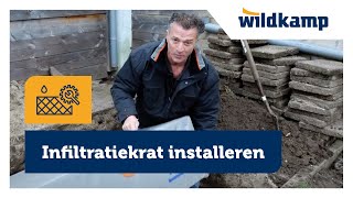 Wildkamp  Infiltratiekrat installeren [upl. by Silvana460]