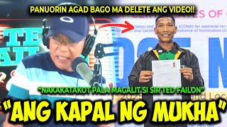 KAKAPASOK LANG SUMABOG SA GALIT TED FAILON DI NA NAKATIIS SA PANGLOLOKO NG MGA PARTY LIST SA BANSA [upl. by Greene]