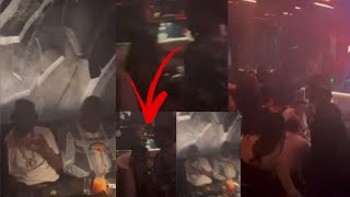 Wizkid left Club as He Sight Davido in the same Club in London [upl. by Tahp]