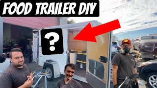 DIY WELLS CARGO INCLOSED TRAILER FOOD TRUCK BUILD EPIC RESULTS [upl. by Yahiya158]