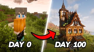 I Survived 100 Days of Minecraft in Terralith  Heres What I Did [upl. by Iteerp624]