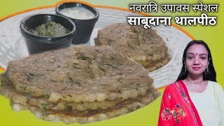 व्रत में कुछ अलग खाने का मन करे तो बनाये साबूदाना थालीपीठ  Sabudana Thalipeeth Recipe WeTalkVlogs [upl. by Chu]