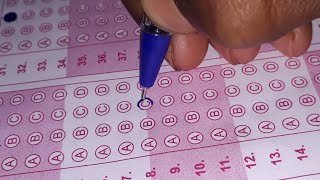 OMR sheet Barane ka practice and Mistakes [upl. by Baldridge845]