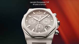 GirardPerregaux Laureato Chronograph Ti49 [upl. by Gaven]