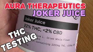 AURA THERAPEUTICS Joker Juice  Medical Cannabis [upl. by Johnnie]