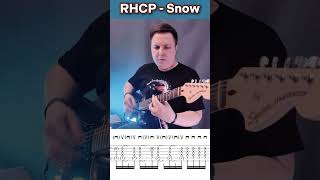 Red Hot Chili Peppers  Snow Hey Oh  Guitar cover  TAB [upl. by Carlynn845]