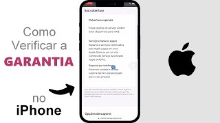 Como Verificar a GARANTIA do seu iPhone [upl. by Oilisab]