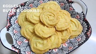 Eggless Butter Cookies Rosette CookiesWithout cutterHomemade Cookies RecipeBy Naguvin Samayal [upl. by Nyletac]