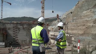 Construction du barrage de Tabellout Algérie  un défi de taille [upl. by Sidell]