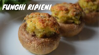 Funghi champignon ripieni  Stuffed mushrooms [upl. by Agn844]