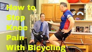 How to Stop Knee Pain with Bicycling Stretches Exercises amp Adjustments [upl. by Knobloch]