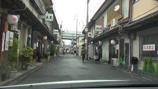 飛田新地（山王）の大阪市道：津守阿倍野線交点  大阪市 1080p 車載動画 2017ドライブ Japan Drive Osaka Tobita Shinchi [upl. by Orimar513]