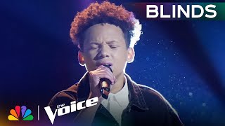 Jaylen Dunham Wins Coach Gwens REPLAY with His Cover of quotListenquot  The Voice Blind Auditions  NBC [upl. by Loux]