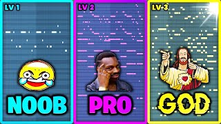 3 Levels Of Melodies  NOOB vs PRO vs GOD [upl. by Yk]