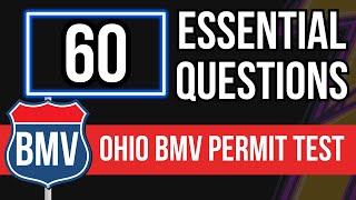 Ohio BMV Permit Test 2024 60 Essential Questions [upl. by Streeter]