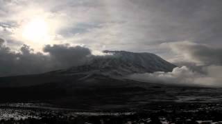 Kilimanjaro time lapse  the Rongai Route The Saddle [upl. by Macomber188]