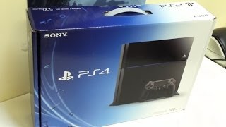 PS4 Console Unboxing [upl. by Awjan]