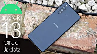 Sony Xperia 10 III Android 13 Update [upl. by Jami]