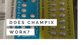 Does Champix Actually Work Varenicline Review 2018 [upl. by Hnah666]