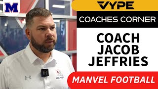 Coaches Corner  Manvel High School Football Coach Jacob Jeffries [upl. by Jacobba]