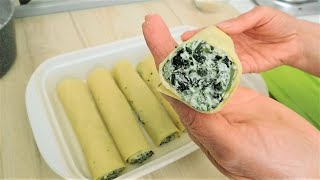 CANNELLONI ricotta e spinaci 😍 La mia ricetta [upl. by Artiek]