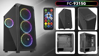 Frisby FC9315G Gaming Kasa DualRing RGB Fan  600W 80 Bronze [upl. by Garap]