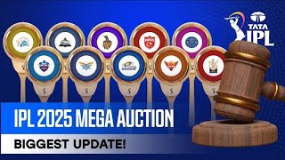 🚨IPL 2025 MEGA AUCTION ALL UPDATES FULL DETAILS EXPLAIN 😱😧 ipl2025 ipl megaauction [upl. by Ilonka356]