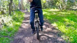 UNICYCLE TRAIL RIDE 24quot NIMBUS MUNI [upl. by Kevin872]