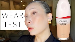 NEW Shiseido Revitalessence Foundation Wear Test [upl. by Greenebaum649]